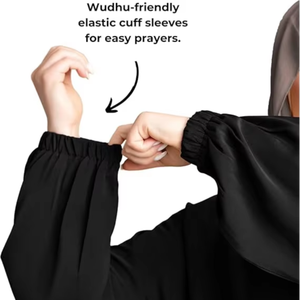 ชุดเดรสมุสลิมเนื้อนิ่มสำหรับ2024ใหม่ผ้าเครปปักลายพาเลสติน kefiyeyeh abaya - Product Image 2