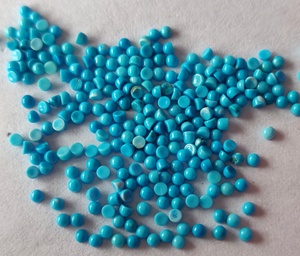 Cabochon rond turquoise naturelle de la Belle au bois dormant de l'Arizona 2.75mm de qualité supérieure-Turquoise ronde de l'Arizona en vrac - Product Image 4