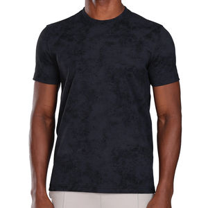 เสื้อยืดผ้าฝ้าย100% สำหรับผู้ชายเสื้อยืดผ้าถักพิมพ์โลโก้ผ้าถักพิมพ์ลายสำหรับผู้ใหญ่ทำจากผ้าซักเป็นกรด - Product Image 1