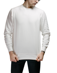 Sudadera informal de manga larga para hombre, tela de rizo de algodón 100%, temporada de invierno, patrón sólido, lavado enzimático y lavado ácido bordado - Product Image 2