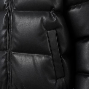 Nueva Chaqueta de Plumón Negra para Hombre, Diseño Personalizado, de Alta Calidad, Transpirable, con Capucha, para Invierno, a la Moda - Product Image 5