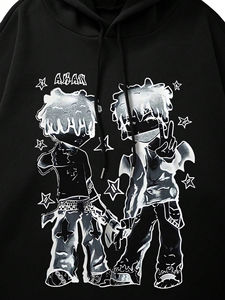 Sudadera con capucha de algodón 100% para hombre, sudadera cómoda de lana con logotipo personalizado, diseño impreso, temporada de invierno, cuello con capucha, talla XS - Product Image 3