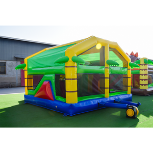 Precio barato personaje de animales de dibujos animados niños colorido castillo inflable hinchable rebote Casa de salto gorila al aire libre para fiesta - Product Image 3