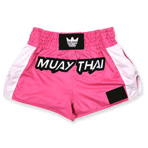 กางเกงมวยไทยชายรุ่นใหม่ปี 2026  โลโก้สั่งทำด้านหน้า ผ้าสแปนเด็กซ์/โพลีเอสเตอร์ น้ำหนักเบา แห้งเร็ว สำหรับฝึกซ้อม MMA - Product Image 1