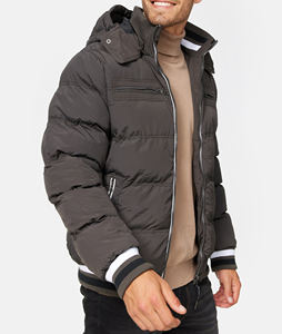 เสื้อแจ็คเก็ตพัฟเฟอร์ผู้ชายแบบสบายๆ ขายส่งจากโรงงาน รับสกรีนโลโก้ กันลม ใส่สบาย - Product Image 4