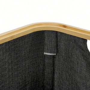 Bamboo Laundry Basket with Lid <b>Hampers</b> Handles Foldable Toy Storage <b>Box</b> Laundry Basket - Product Image 6