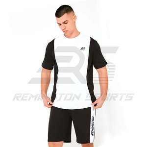 Wholesale Custom New Fashion Summer Men Clothing <b>Sets</b> 2024 Best Men Short Sleeves T Shirt and Shorts <b>Twin</b> <b>Set</b> - Product Image 4