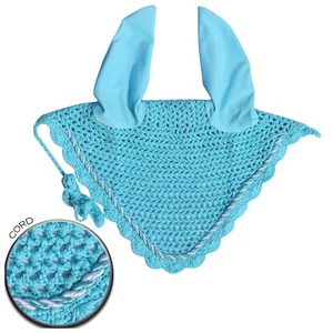 Logotipo personalizado, capó de oreja de caballo, nuevo diseño, velo de mosca ecuestre con protección de cubierta facial para montar - Product Image 6