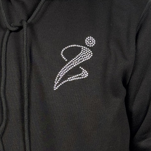 Vente en gros de sweats à capuche avec strass en vrac personnalisé nouveau design de sweats à capuche en coton blanc pour hommes vêtements de conception OEM sweats à capuche avec logo en strass - Product Image 6