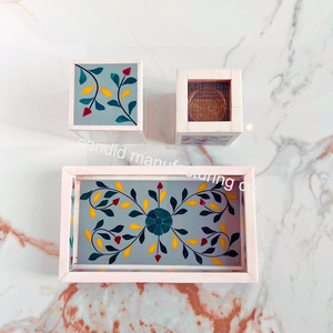 Juego de bandeja de perlas Madre India, quemador de caja de bajo precio para soportes de incienso Eid Ramadan, joyería Bakhoor, tapón de anís estrella para regalos - Product Image 3