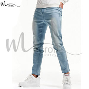 กางเกงผ้ายีนส์ยืดเข้ารูปเนื้อตรงระบายอากาศได้ดีขนาดกลาง - Product Image 3