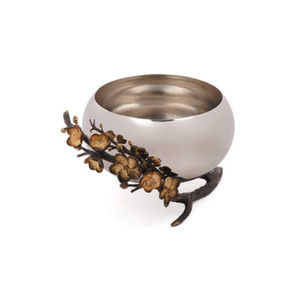 Vajilla de comedor con acento Floral antiguo, cuenco para servir frutas, cuenco para servir alimentos de Metal dorado de calidad Premium a precio de fábrica - Product Image 4