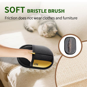 Guante electrostático de espuma súper grueso personalizado para eliminar pelo de mascotas, cepillo portátil de fácil limpieza para pelo largo de animales y gatos - Product Image 5