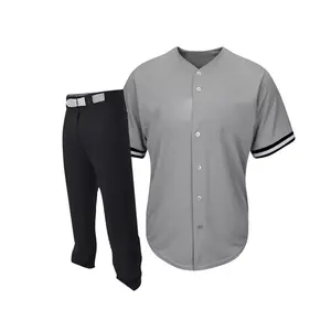 Uniforme de baseball avec logo personnalisé Uniformes de baseball sublimation pour jeunes garçons Maillot uniforme d'équipe de baseball - Product Image 4
