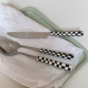 Handmade Stainless Steel <b>Flatware</b> <b>Set</b> With Elegant Multicolor Handle Perfect For Birthday Parties And Special Occasions - Product Image 3