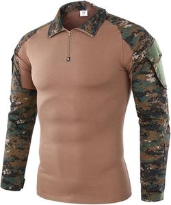 Gran oferta de alta calidad, traje de uniformes, camisa elegante para exteriores, camisa transpirable de manga larga con logotipo personalizado para hombres, camisa de manga larga - Product Image 2