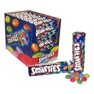 Smartiess chocolates 25กล่องขนาดเล็ก250ก./ 8.8ออนซ์/smartiess Milk chocolates Sharing Bar-แพ็ค12x100ก. smartiess Candy ของแท้ - Product Image 1