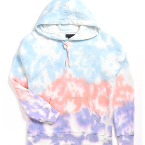 เสื้อฮู้ดย้อมผ้าเทอร์รี่ผ้าฝ้าย100% โอเวอร์ไซซ์สำหรับผู้ชายระบายอากาศและทนทานสามารถซักได้ตามต้องการ - Product Image 2