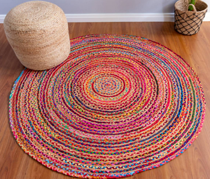 Meilleure vente tapis Marden tapis de jute naturel rond taille personnalisée tapis rond de jute tressé à la main jute naturel tressé à la main - Product Image 2