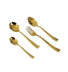 Juegos de cubiertos de oro de lujo modernos para hotel, restaurante, hogar y bodas, juegos de cubiertos de latón reutilizables. - Product Image 5