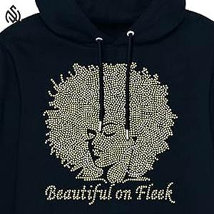 Sudaderas con capucha de alta calidad con diamantes de imitación hechas en Pakistán sudaderas con capucha de sublimación con logotipo personalizado para hombres a precio mayorista con OEM - Product Image 4