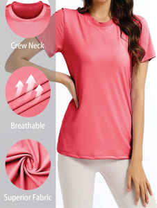 T-shirts pour hommes T-shirts décontractés à coupe ample brodés et faciles à porter pour femmes avec tricot épais et manches courtes - Product Image 4