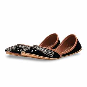 Mocassins fantaisie noirs Khusa - Product Image 3