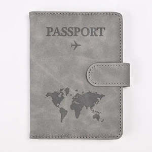 กระเป๋าใส่หนังสือเดินทางป้องกัน RFID ป้องกันแม่เหล็ก - Product Image 1