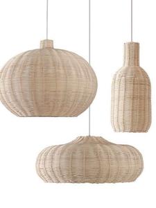 Natural Vietnam <b>Rattan</b> <b>Pendant</b> Light Handcrafted Eco-Friendly Lighting Fixtures for Stylish Interiors - Product Image 3