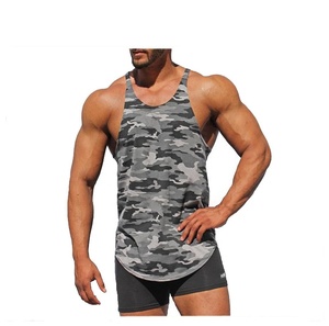 OEM <b>Men's</b> Gym <b>Vest</b> Tank Top XL Size Cotton Stringers Fitness Workout Clothing Breathable <b>Muscle</b> Training Bodybuilding Work Top - Product Image 1