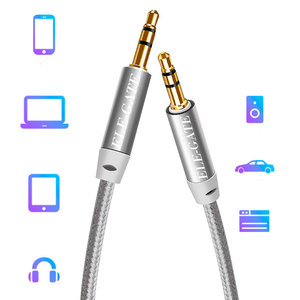 Cable Coaxial de Audio Estéreo de 3.5mm, 1 Metro, Par Trenzado, para Teléfono Móvil, Guitarra, RCA, Aluminio, Conexión Perfecta - Product Image 3