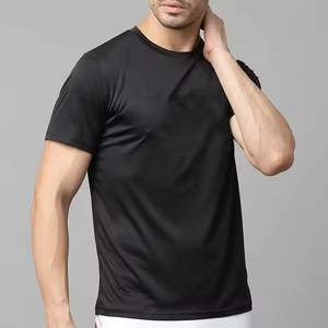 Promotional T-<b>shirts</b> Custom 100 Polyester Sublimation T <b>Shirts</b> Blank Running Tee <b>Shirt</b> Manufacturer Plain Black Tshirt for <b>Mens</b>. - Product Image 1
