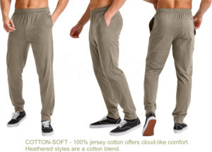 Jogging en coton personnalisé Originals, pantalon de survêtement en jersey pour hommes avec poches - Product Image 4