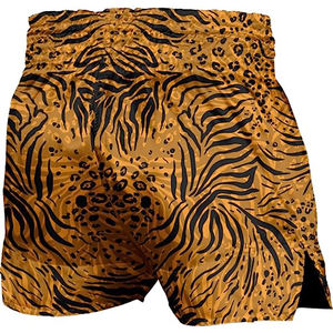 Short de kickboxing décontracté en coton léger pour hommes respirant Hip Hop MMA équipement d'arts martiaux couleur unie pour adultes - Product Image 2