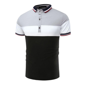 Tenue de sport à séchage rapide, légère, avec logo imprimé, extensible dans les quatre sens, manches courtes, vêtements de sport avec boutons, polos décontractés pour hommes - Product Image 4
