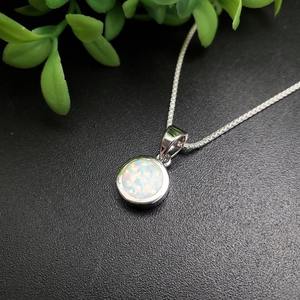 จี้โอปอลสปินเนอร์สไตล์โบโฮ925ทำด้วยมือพร้อมชุบทองเครื่องประดับของขวัญแต่งงานที่สมบูรณ์แบบ - Product Image 4