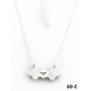 Southwest Handmade Peacock Dahlia <b>Opal</b> <b>Necklace</b> with Sterling Silver Bezel Setting Inlay - Product Image 4
