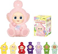 Figurines POPMART Teletubbies Vibrancy Series 12 cm en ABS/Plush/PVC, boîte mystère, design aléatoire, figurines d'action, jouets de collection