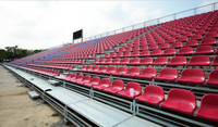 JY-715 Tribune intérieure rétractable, système de sièges télescopiques, chaise de tribune pliante automatique pour stade de basketball et salle de sport