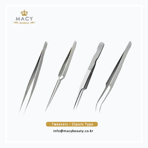 Pinzas de cejas de acero inoxidable, color plateado, bonito, práctico, OEM/ODM, servicios de etiqueta privada - Product Image 1