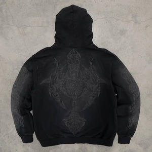 <b>Men's</b> Fashion <b>Hoodies</b> Geometric Front Solid <b>Lined</b> Fleece 100% Cotton Jacket Casual Formal Vacation Wear Winter OEM Service High - Product Image 2