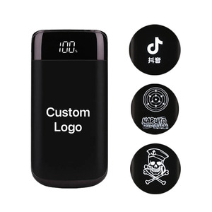 ABS Material OEM 10000 MAh Power Bank with Customized Luminous Logo Mobile Power for Business Promotion Gifts