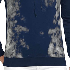 Venta al por mayor personalizado 100% algodón Tie Dye Hoodie para hombres cremallera diseño gran oferta producto de invierno-transpirable y duradero - Product Image 5