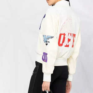 2025 Custom New Men Leather Sleeves Embroidered Chenille Patches Varsity Jacket Letterman Baseball College Jacket - Product Image 6