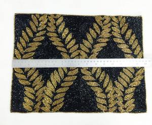 Mantel Individual Bordado a Mano con Cuentas de Semillas, Ecológico, Decoración para el Hogar, Hecho a Mano en India, Personalizable - Product Image 5