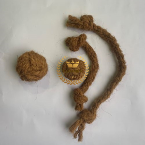 COCONUT HUSK BALL DOG TOY/MEILLEUR JOUET POUR VOTRE ANIMAL DE COMPAGNIE/100% COCO NATUREL DE NOIX DE COCO DU VIETNAM - Product Image 1