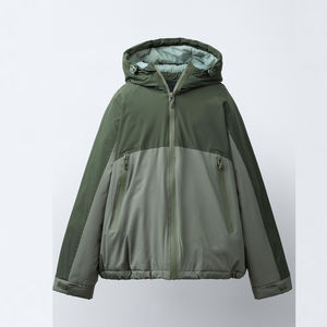 Chaqueta Bomber para Niños Transpirable al por Mayor / Chaqueta de Exterior Ligera de Tela Suave, Estilo Minimalista, Informal - Product Image 1