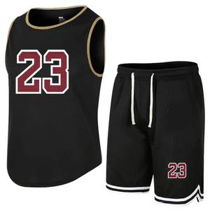 Basketball Double face portable hommes enfants maillots de basket-ball uniformes Double pont séchage rapide Sport enfants maillot de basket-ball - Product Image 4