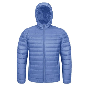 Doudoune pour homme avec capuche amovible, manteau rembourré imperméable chaud d'hiver, vêtements d'extérieur fabriqués en usine - Product Image 1