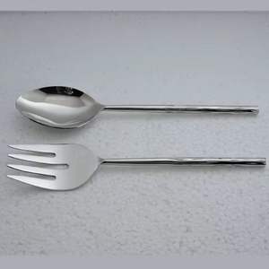 Most Fashionable Latest Design Handmade Customized Bone <b>Resin</b> Made White <b>Colour</b> Salad Server Utensils - Product Image 3